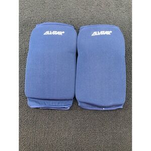 All Star Extra Long Sports Knee Pad Large Blue Wrestling Volleyball